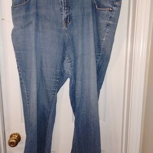 Faded Glory Light Blue Straight Leg Jeans WAIST 23" RISE 12" INSEAM 28"